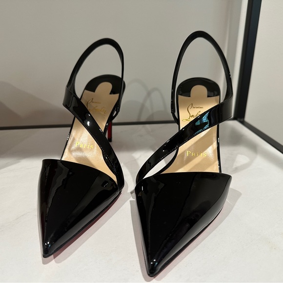 Christian Louboutin “Brandina 85 Patent” in Black. Size 37. NEVER WORN! - Picture 2 of 9